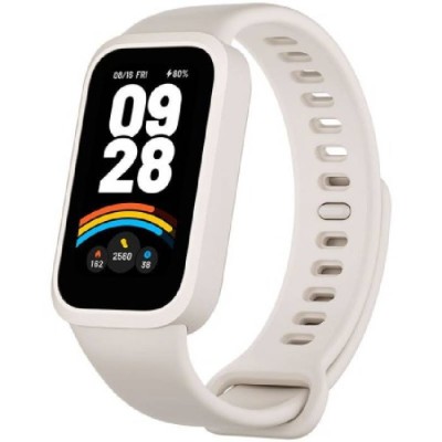 Bracelet connecté Xiaomi Smart Band 9 Active - Blanc / Beige