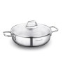Cocotte Courte korkmaz Perla 22cm -Inox