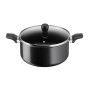 Faitout 24 cm Access + Couvercle en verre Chez affariyet pas cher