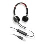 Micro Casque Filaire Double Oreillette VTX220 - Noir