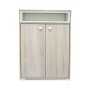 Porte Chaussures SOTUFAB 2 Portes Avec Niche - Chêne Brut