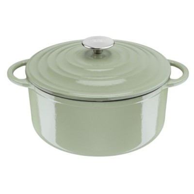 Faitout 25cm Fonte Lov Vert Lichen TEFAL chez affariyet pas cher