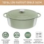 Cocotte en fonte ovale 34x26 cm TEFAL