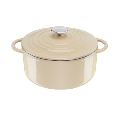 Faitout 29cm Fonte Lov TEFAL –Beige Chez affariyet pas cher