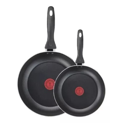 Set De 2 Poêles TEFAL SLOB 44XL 24cm-30cm Chez affariyet pas cher