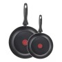 Set De 2 Poêles TEFAL SLOB 44XL 24cm-30cm Chez affariyet pas cher