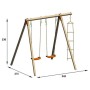 Portique en bois 2,30 m Artix TIRIDOU