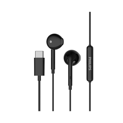 Écouteurs filaire intra-auriculaires avec micro Philips - Noir