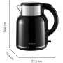 Bouilloire Électrique TEFAL 1,9L -Inox/Noir