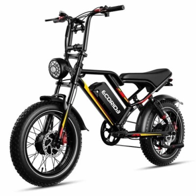 Bicyclette Électrique ECORIDE ER2 1000W - Noir