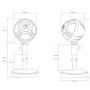 Microphone USB Extensible Sfera AROZZI - Chrome