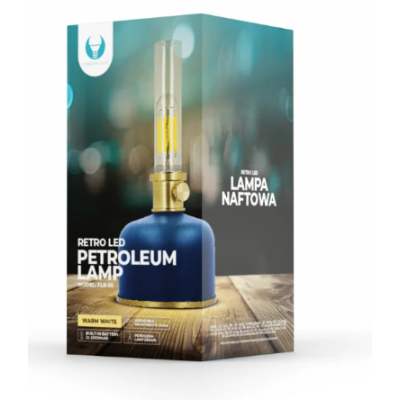 Lampe Led Rétro à Pétrole Forever Light – Bleu