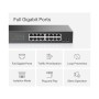 Switch de Bureau/rackable MERCUSYS MS116GS 16 Ports Gigabit 10/100/1000 Mbps