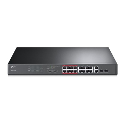 Switch TP-LINK 16 Ports PoE+ 10/100 Mbps + 2 Ports Gigabit