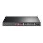 Switch TP-LINK 24 ports PoE+ 10/100 Mbps + 2 ports Gigabit + 2 Ports SFP
