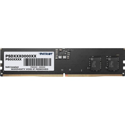 Barette Mémoire Patriot Signature DIMM DDR5 CL46 8 Go 5600MHz