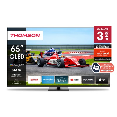 TV THOMSON 65" 65QG7C14 QLED Pro UHD 4K Google Tv - Noir