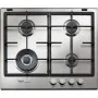 Plaque De Cuisson Whirlpool A Gaz 4 Feux 60cm -Inox