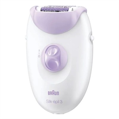 Épilateur BRAUN SILK-3 -Blanc & Violet