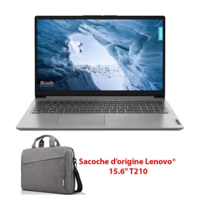PC Portable LENOVO Ideapad 1 15AMN7 AMD Ryzen 3 8Go 512Go SSD - Gris