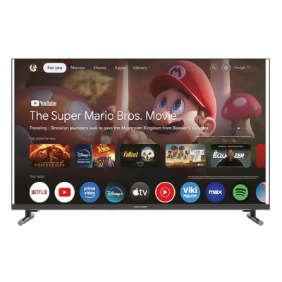 TV MAXWELL 50" MG60 QLED 4K Smart Google Tv avec Récepteur Intégré