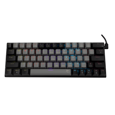 Clavier Gaming White Shark WAKIZASHI GK-002711 RED SWITCHES - Noir