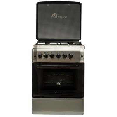 Cuisinière À Gaz 4 Feux MontBlanc -Inox