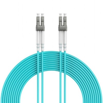 Câble à Fibre Optique multimode GEMBIRD duplex OM4 50/125, LC/LC 1m - Bleu