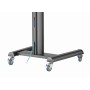 Support Au Sol Avec Roulettes Gembird Pour TV 37″- 70″ - Noir