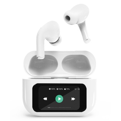 Écouteurs Sans Fil Gembird TWS-LCD-ANC-01-BK Hi-Fi In-ear - Blanc