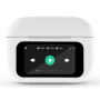 Écouteurs Sans Fil Gembird TWS-LCD-ANC-01-BK Hi-Fi In-ear - Blanc
