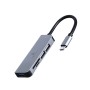 Hub USB Type C Gembird 3 Ports USB 3.0 + Lecteur De Carte Mémoire