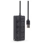 Hub USB Gembird 4 Ports – Noir