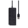 Hub USB Gembird 4 Ports – Noir