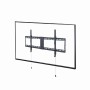 Support mural Gembird pour TV fixe 43”-90” 70 kg - Noir