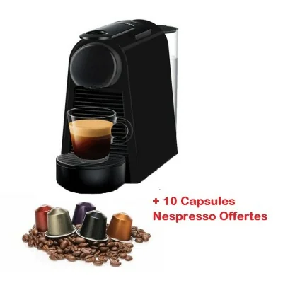 Machine à Café NESPRESSO ESSENZA MINI D30 0.6L -Noir
