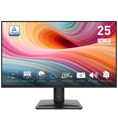 Ecran MSI PRO MP251 E2 24.5" Full HD IPS 120 Hz - Noir