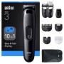 Tondeuse Multifonction 10EN1 BRAUN Rechargeable -chez affariyet pas cher