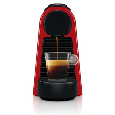 Machine à Café NESPRESSO Mini Essenza Rouge + Machine Aeroccino