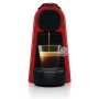 Machine à Café NESPRESSO Mini Essenza Rouge + Machine Aeroccino