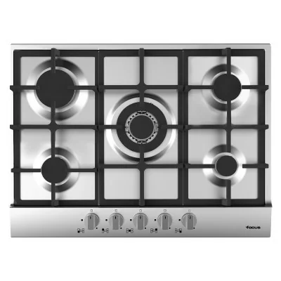 Plaque De Cuisson À Gaz Focus 5 Feux -Inox