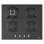 Plaque De Cuisson Focus 4 Feux 60 Cm Fonte Termocouple -Noir